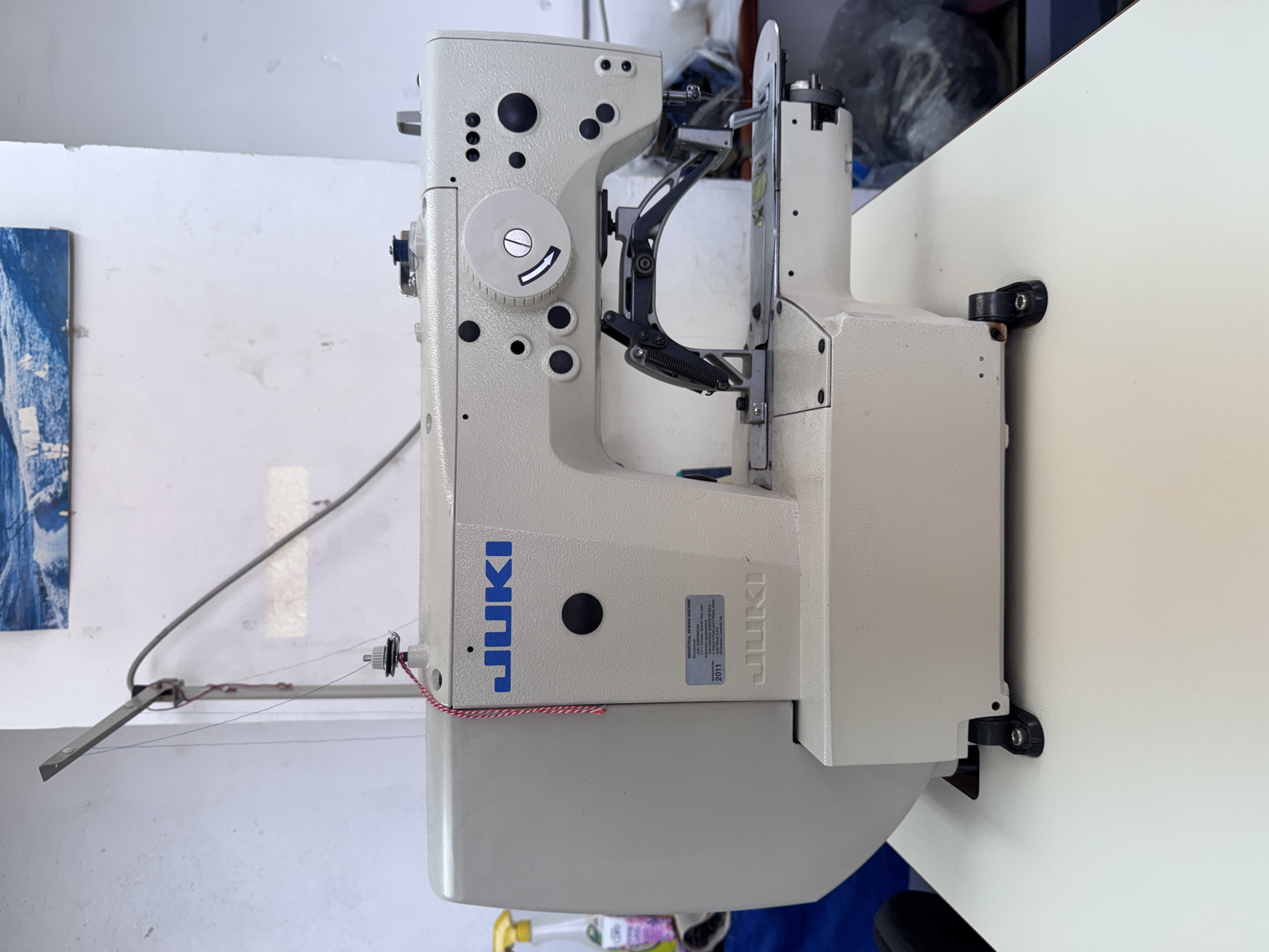 JUKI LK-1900A series electronic bar-tacking machine at DIMTEX